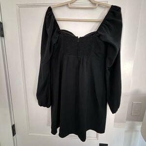 Abercrombie & Fitch Black Long Sleeve Dress. Size: Large TALL